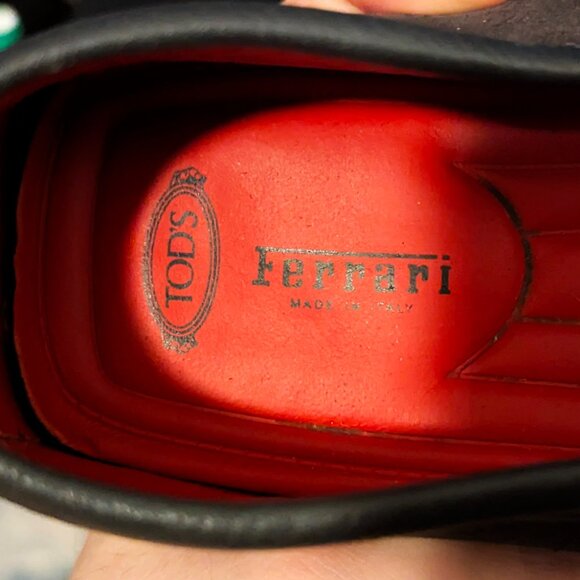 Tod’s x Ferrari Brown Suede Penny Driving Loafers Men’s Size 9.5 main image 5